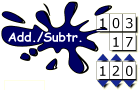 Schriftliche Addition/Subtr., zum Spielen hier klicken